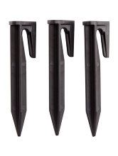 Kabelholdere i plast 100 stk. - Garden